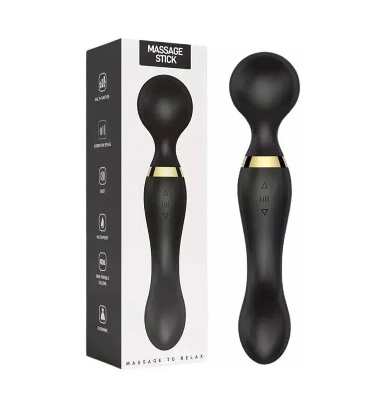 Double Ended 2 in 1 Wand Vibrator