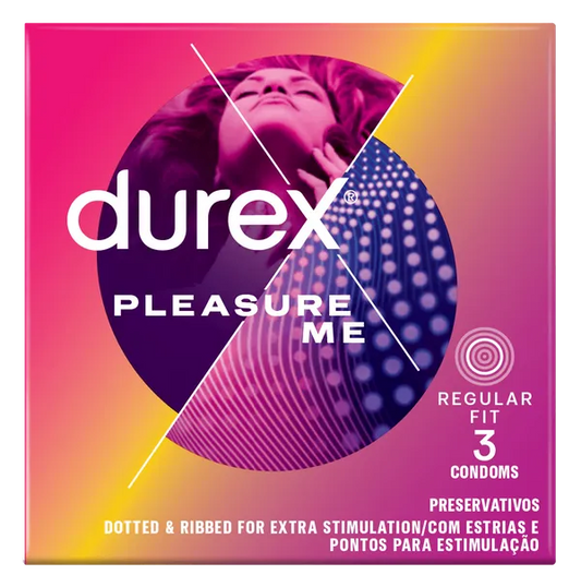 Durex Pleasure Me Ribbed And Dotted