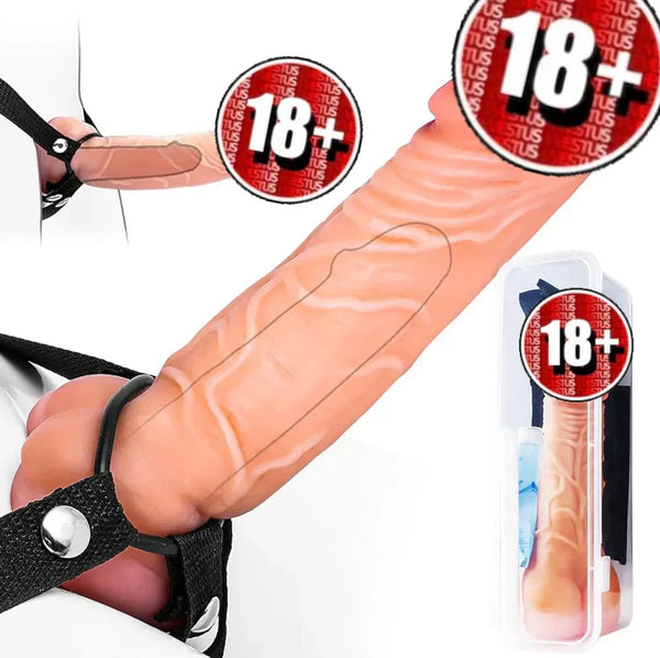 Strap-on Hollow Penis Extender Prolong